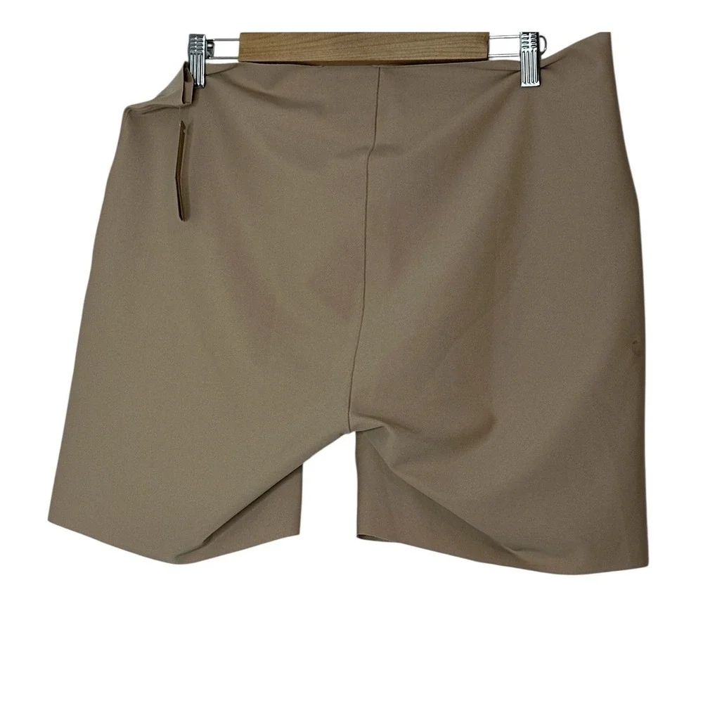 SKIMS Thigh Shorts Women's 4X Plus Clay Dipped Front‎ Shareware Low Rise Mid New